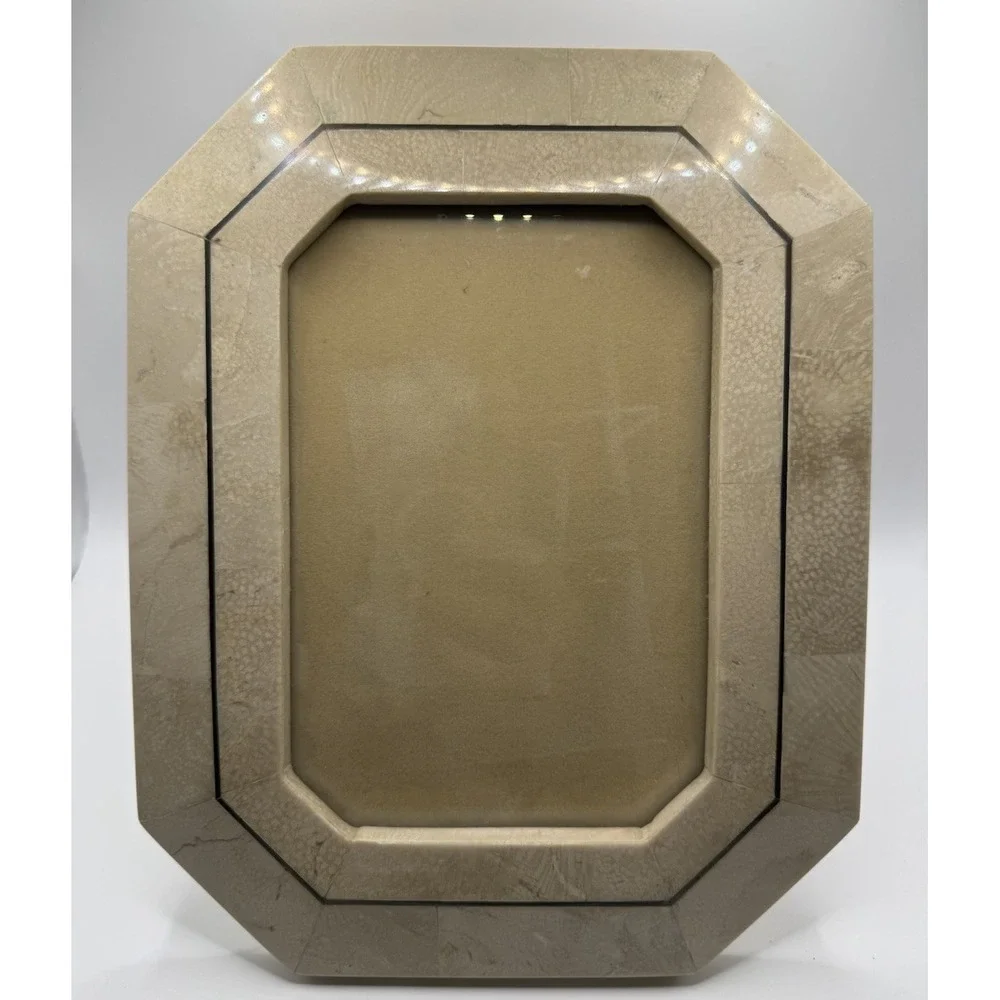 Vintage MAITLAND SMITH Style Postmodern Tessellated Stone 7.5